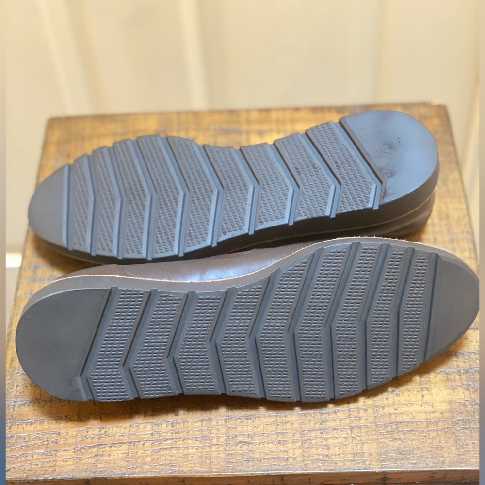 Vaneli chocolate narrow brown woven flats-like new! - Picture 3 of 6